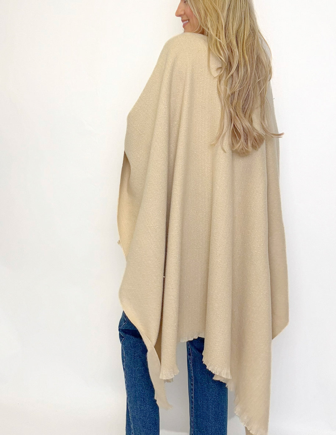 Bundled Up Ruana- ( FINAL SALE)