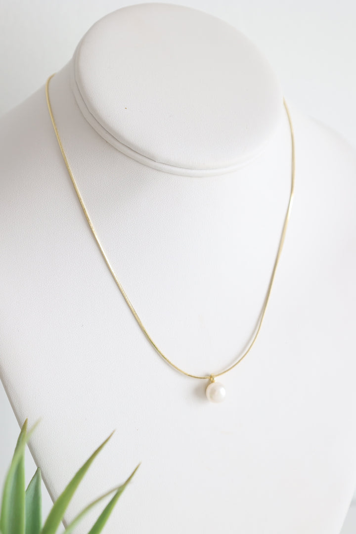 Sasha Pearl Charm Necklace