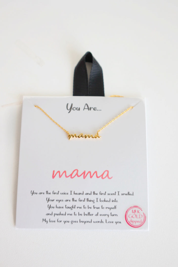 You Are Mama Necklace