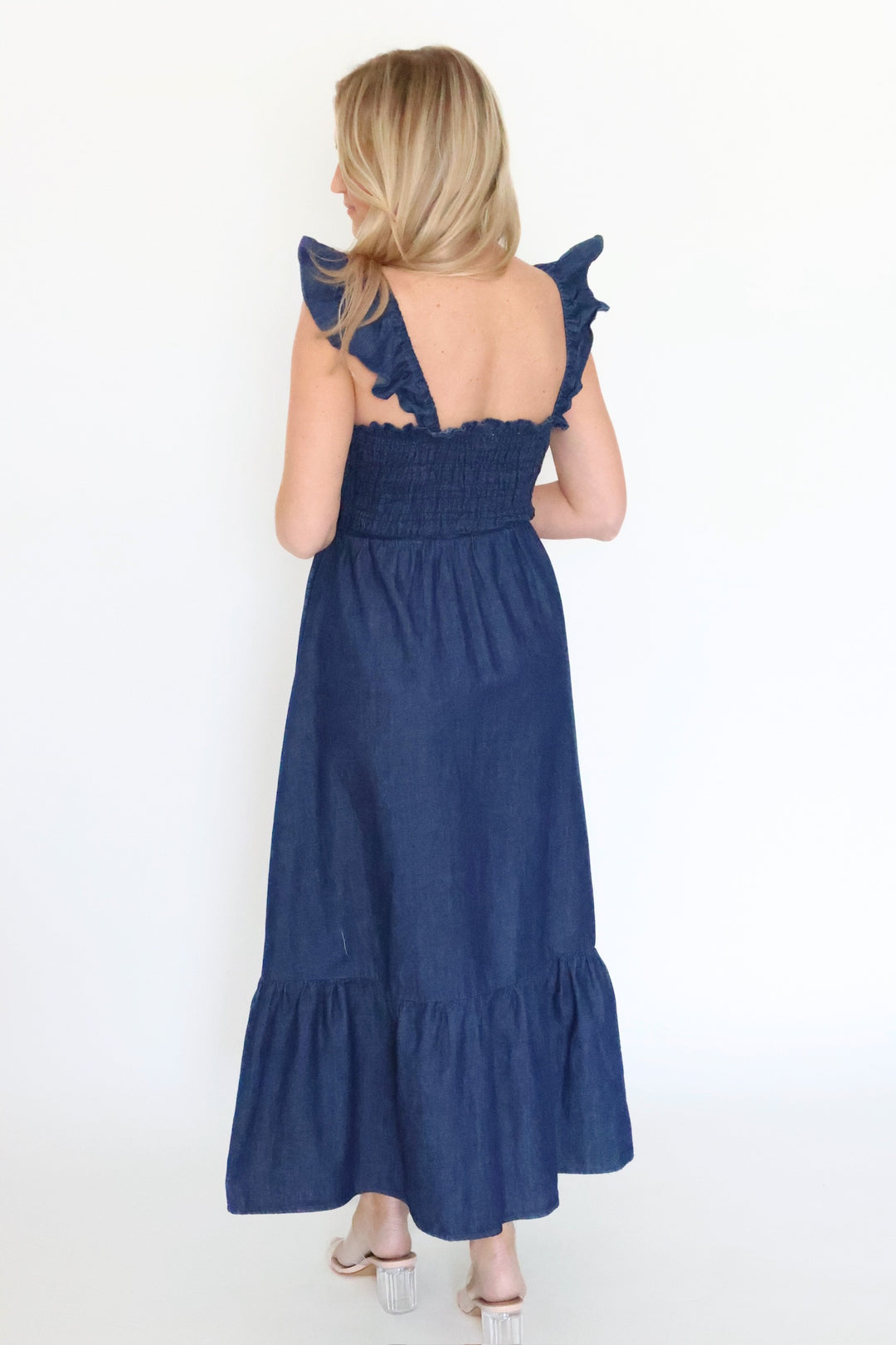 Blue Jean Baby Midi Dress