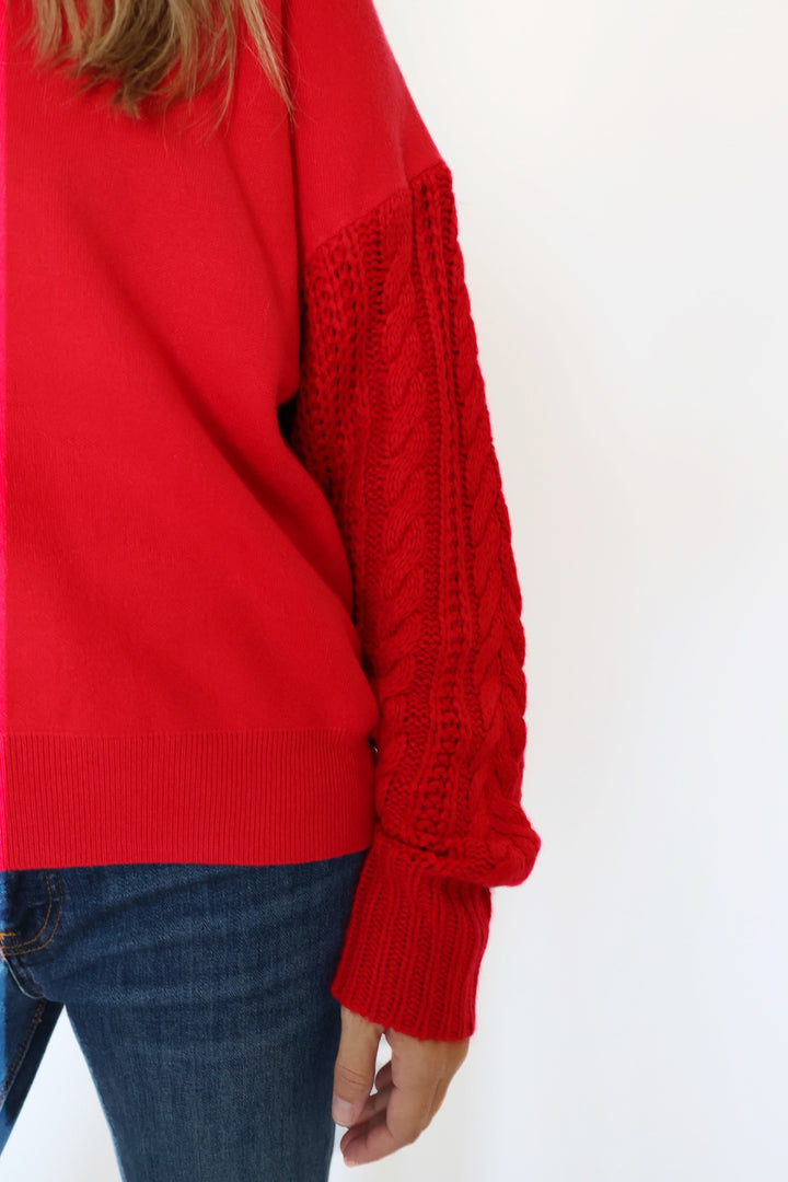 Madeline Sweater - Red