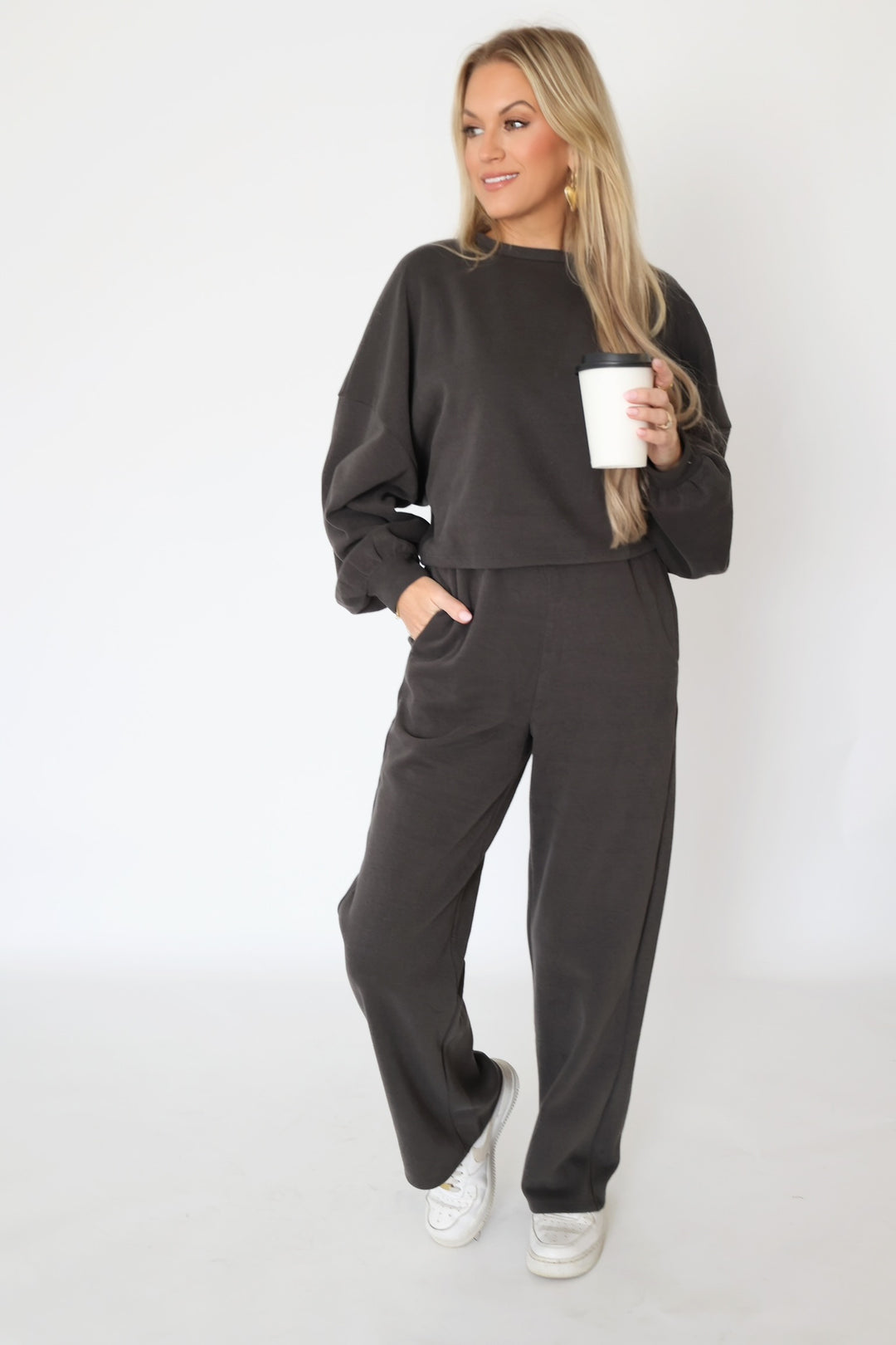 Relaxed Stay Wide Leg Pant