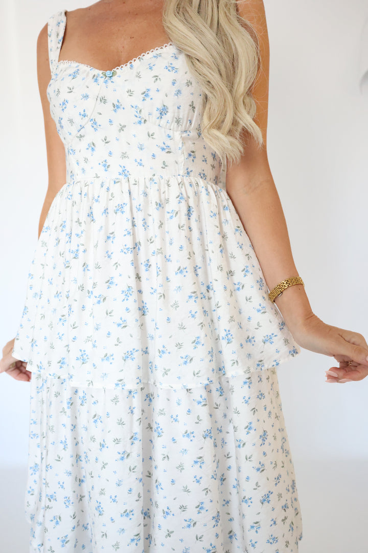 Elsie Floral Midi Dress