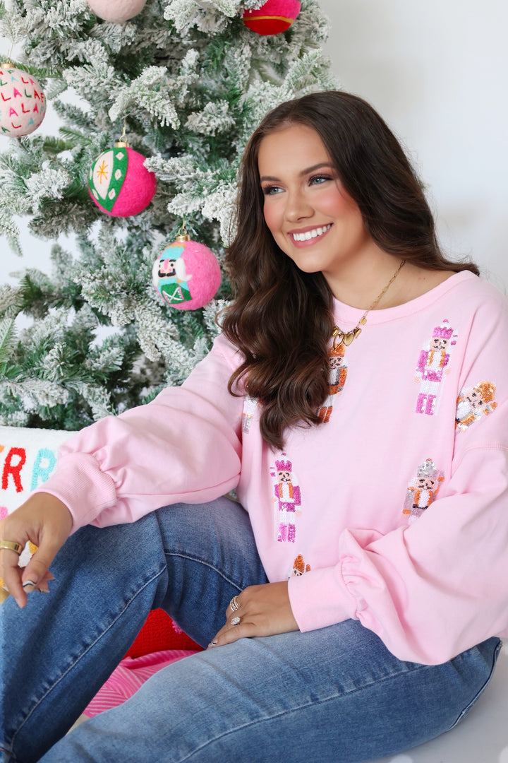 Nutcracker Sequin Sweatshirt