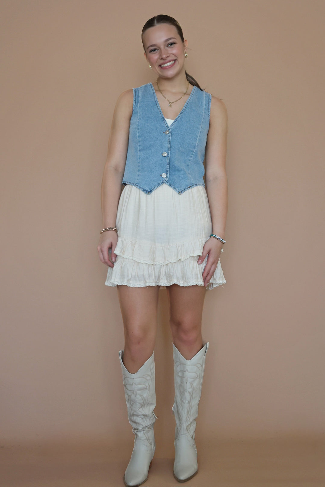 Nessa Denim Vest