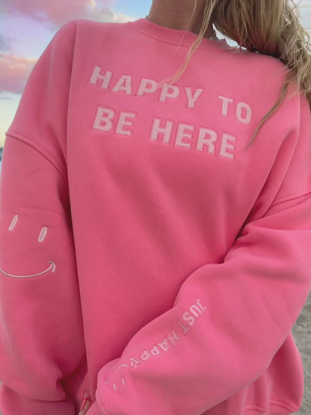 I Am Just Happy to Be Here Sweatshirt