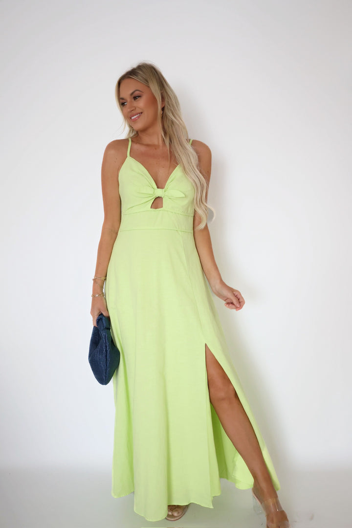 Nellie Linen Midi Dress
