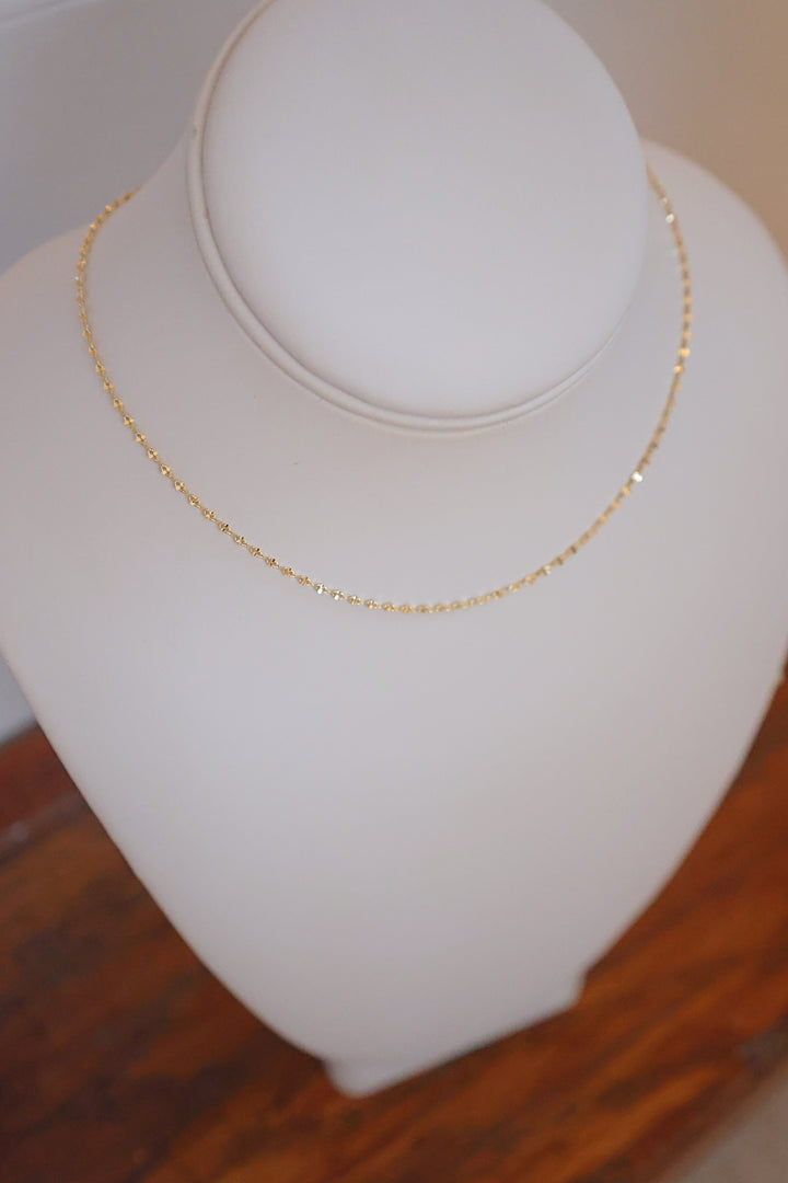 Golden Chain Necklace - Gold Plated
