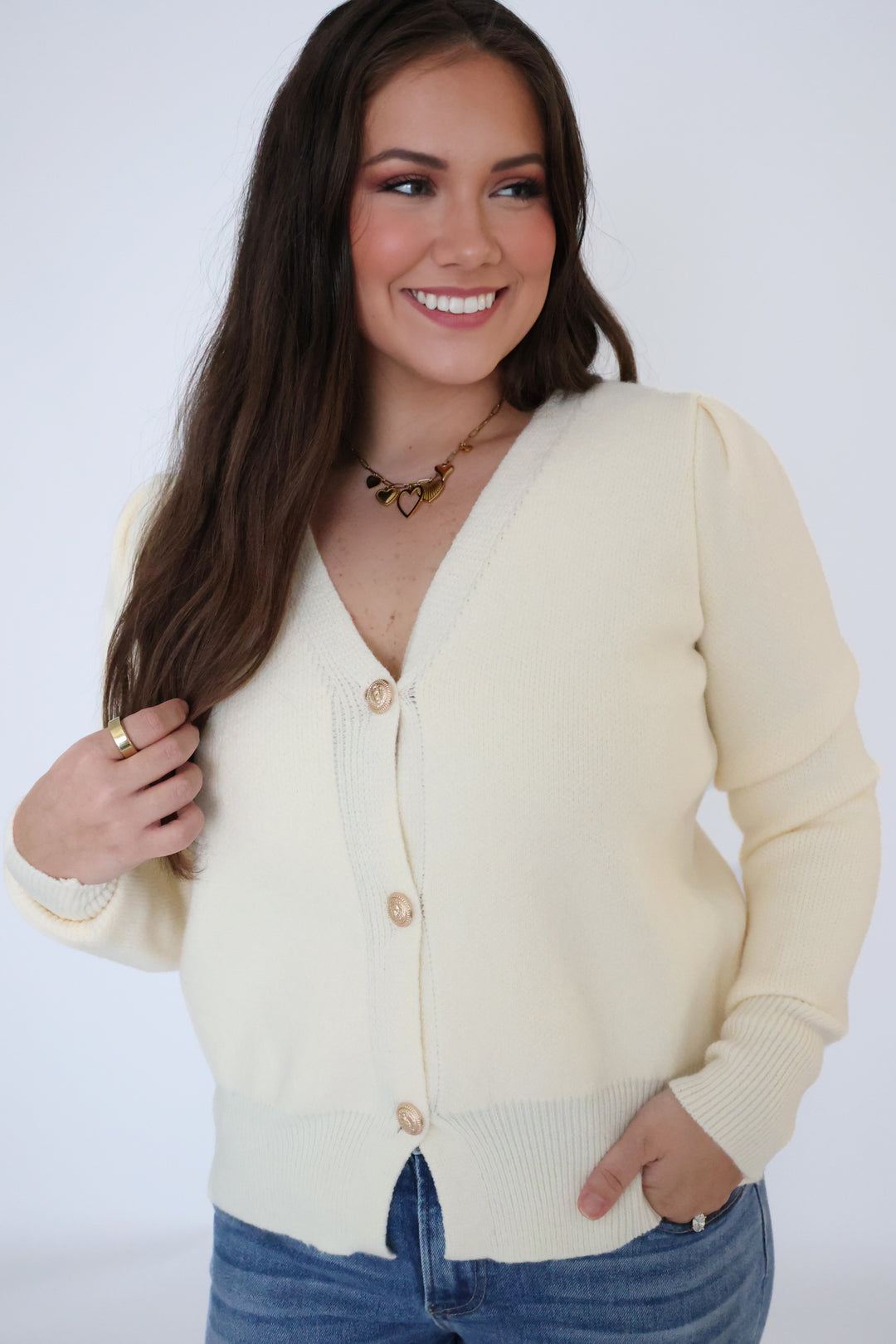 Candace Cardigan-Cream