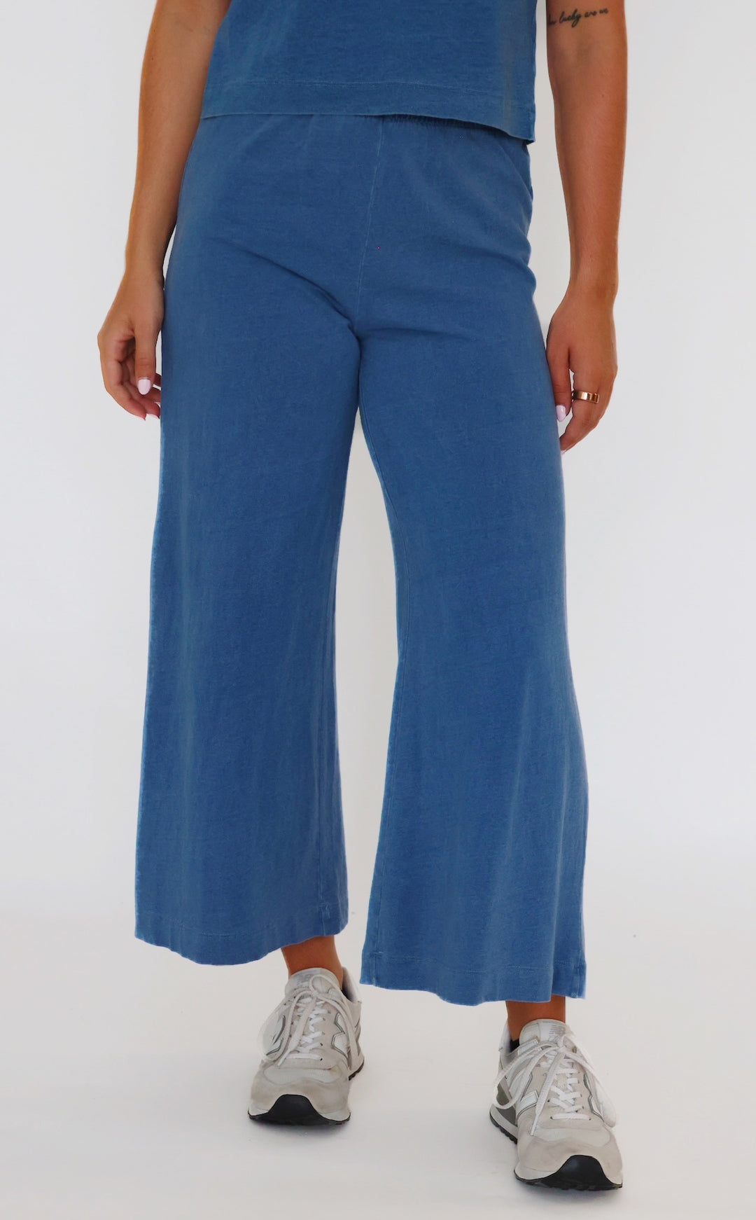 Scout Jersey Denim Pant- Vintage Indigo