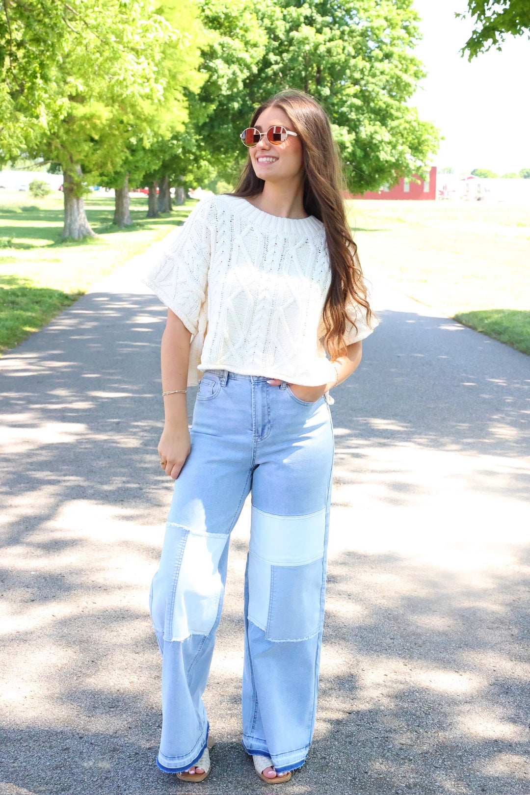 Allyson Patch Jeans