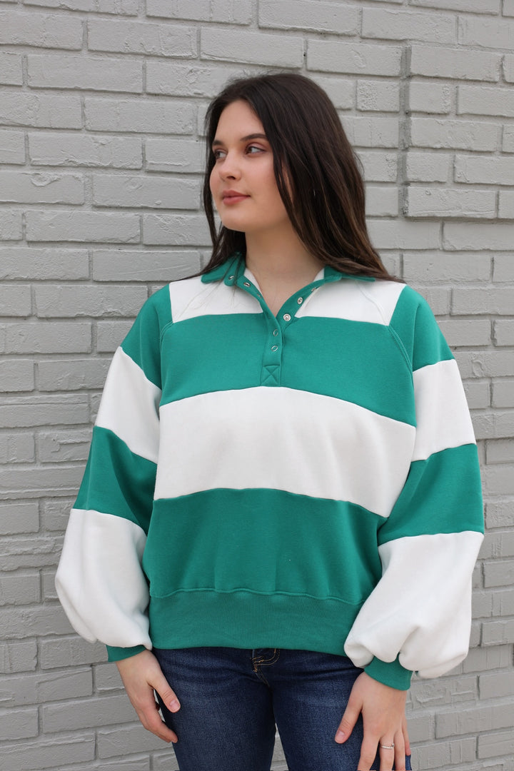 Everly Pullover- Green