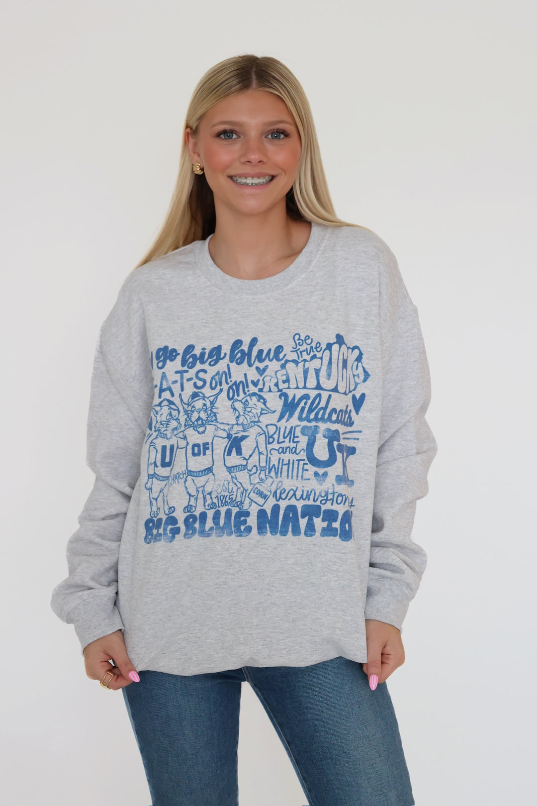 Big Blue Nation Cats Sweatshirt