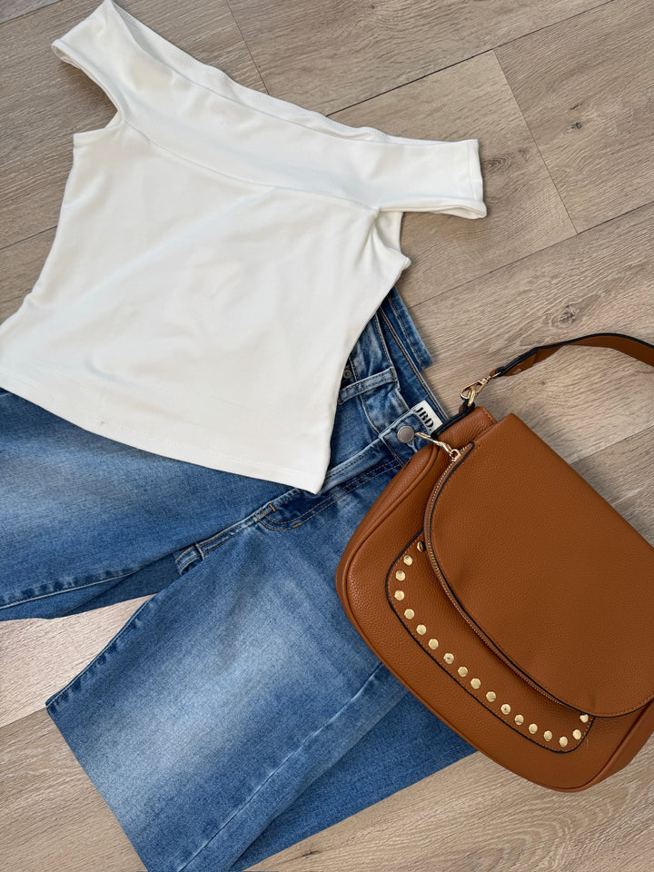 Second Skin Off Shoulder Top