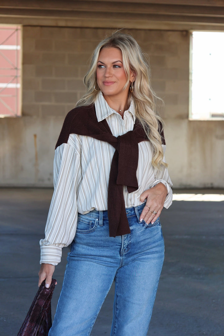 Clarissa Mixed Top