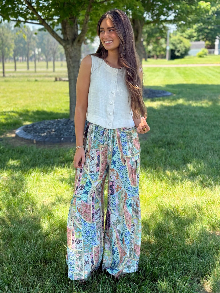 Sally Button Top