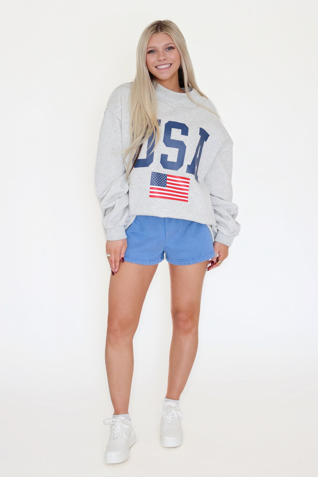 Lil Blue Lounge Shorts