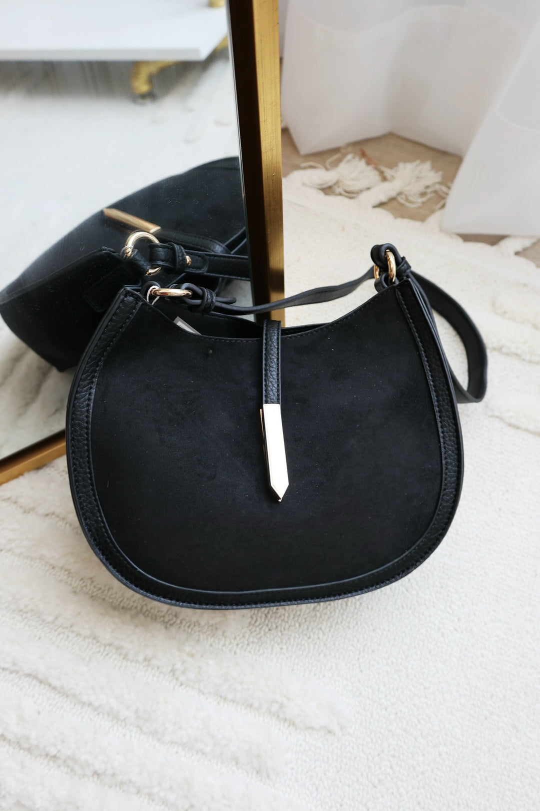 Luca Suede Crossbody