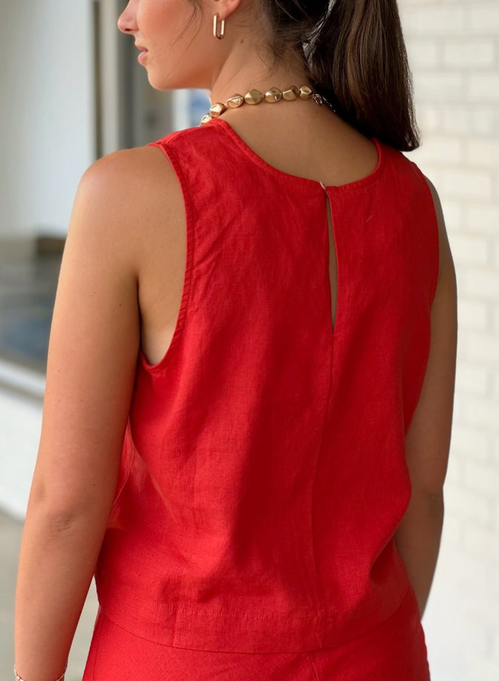 Sloane Linen Top