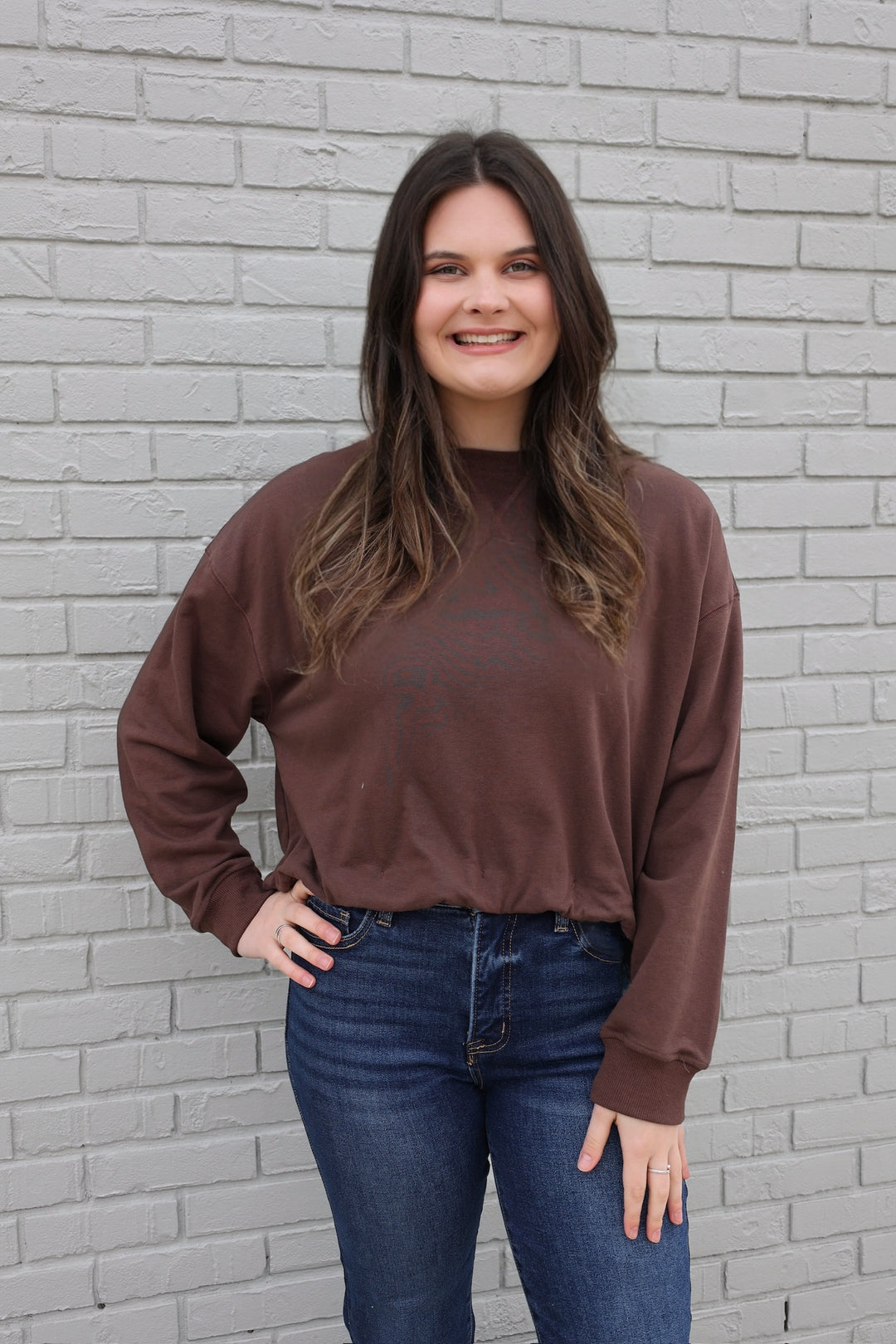 Marlee Bubble Sweatshirt