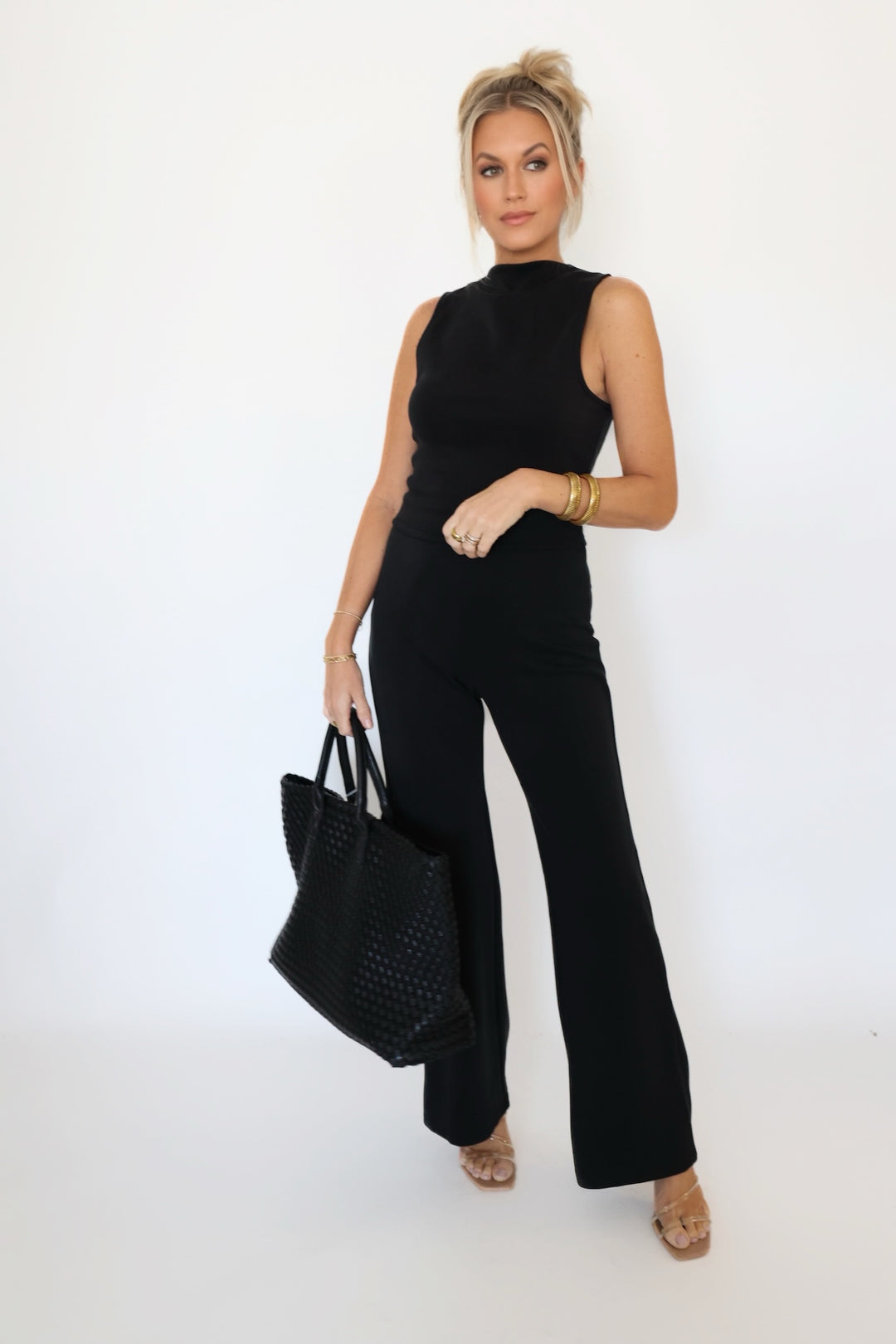 Hustle Knit Wide Leg Pant