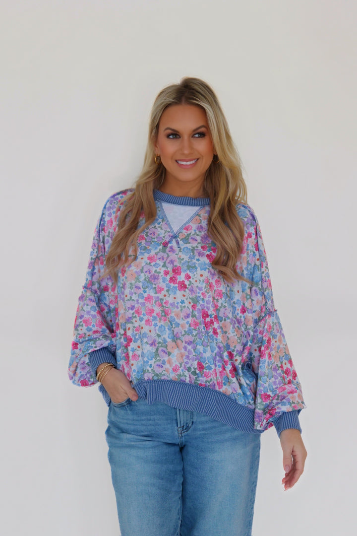 Brylee Top- Denim