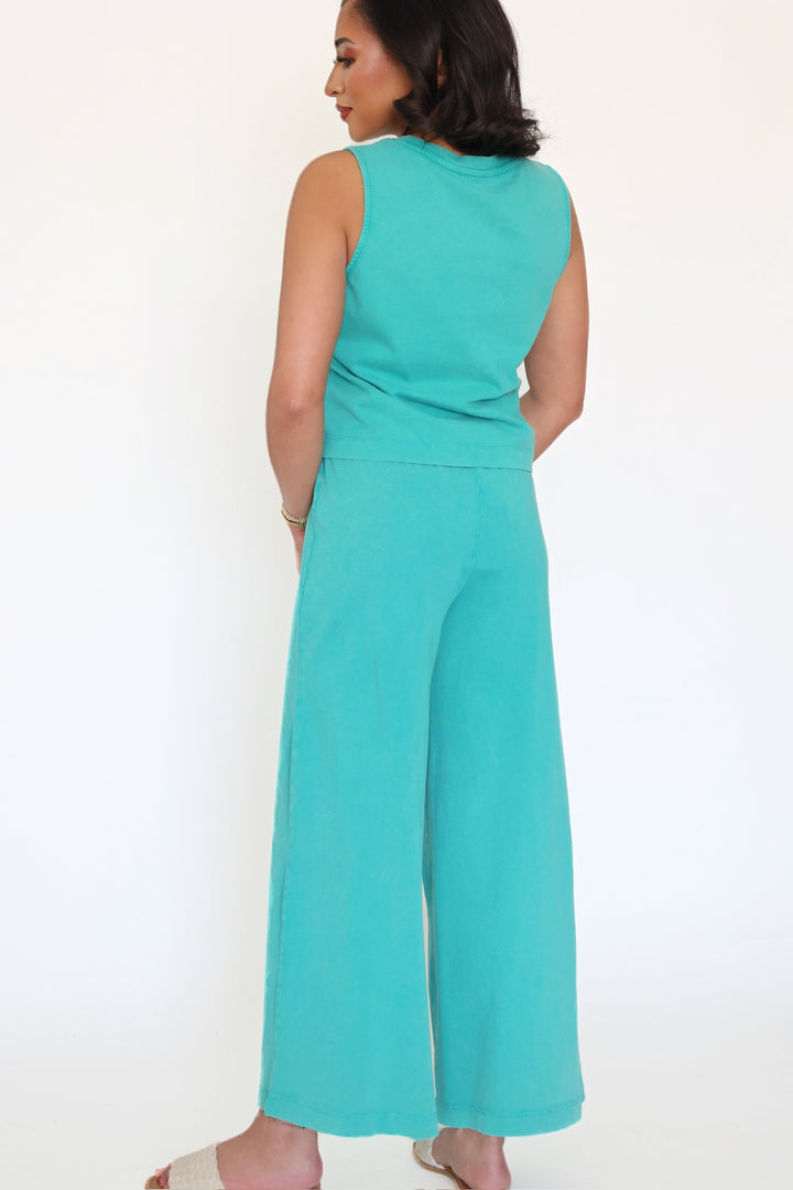 Sloane Jersey Muscle Tank - La Palma