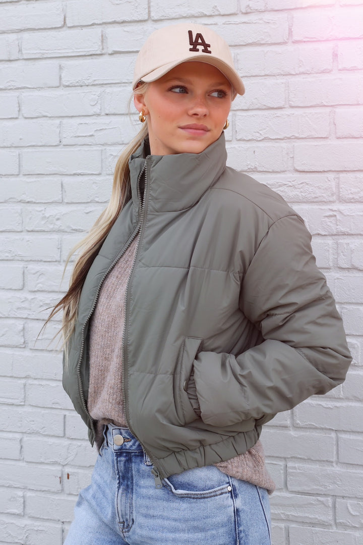 Cort Puffer Jacket- Olive