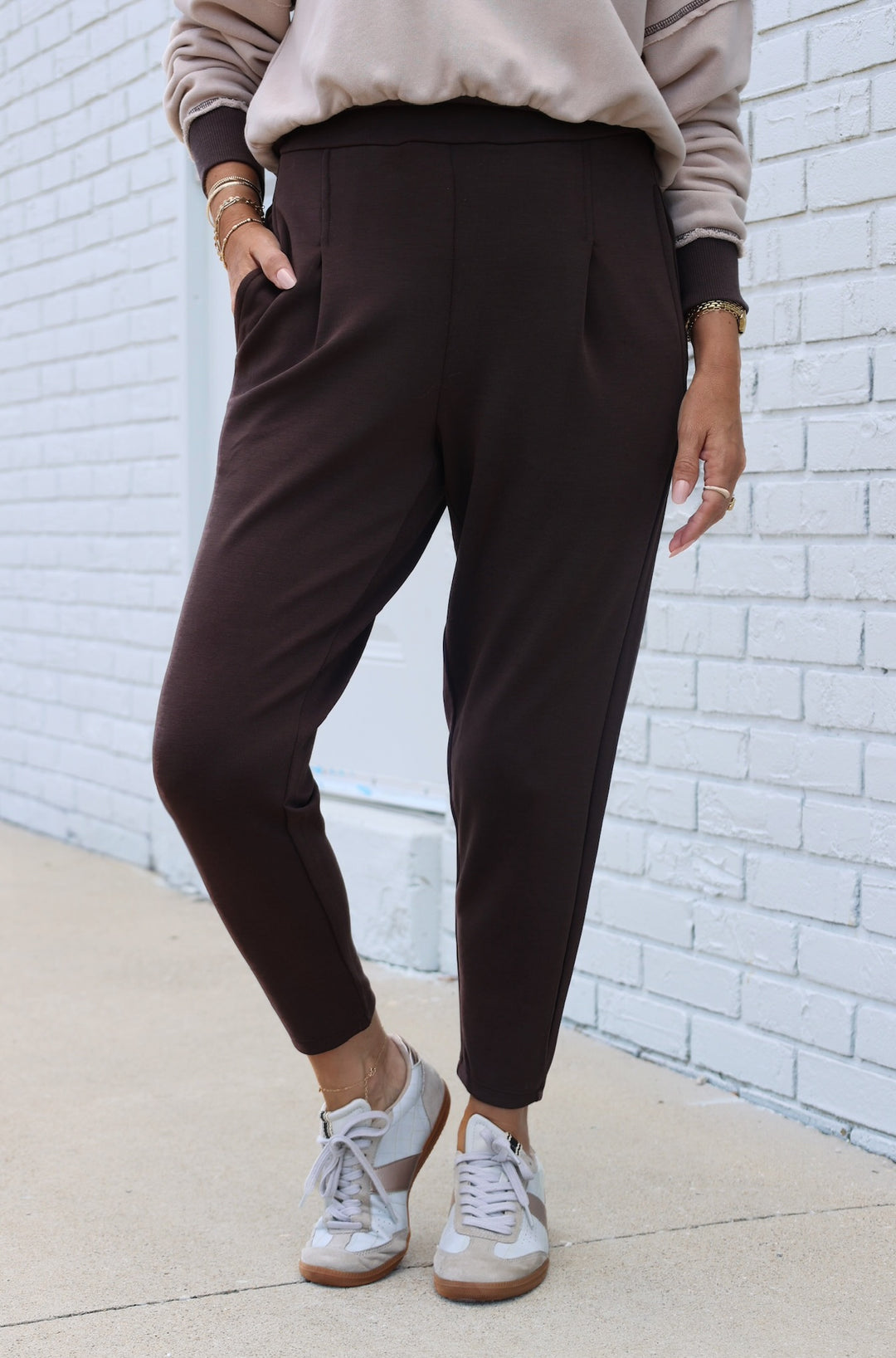 Laguna Scuba Pant- Espresso
