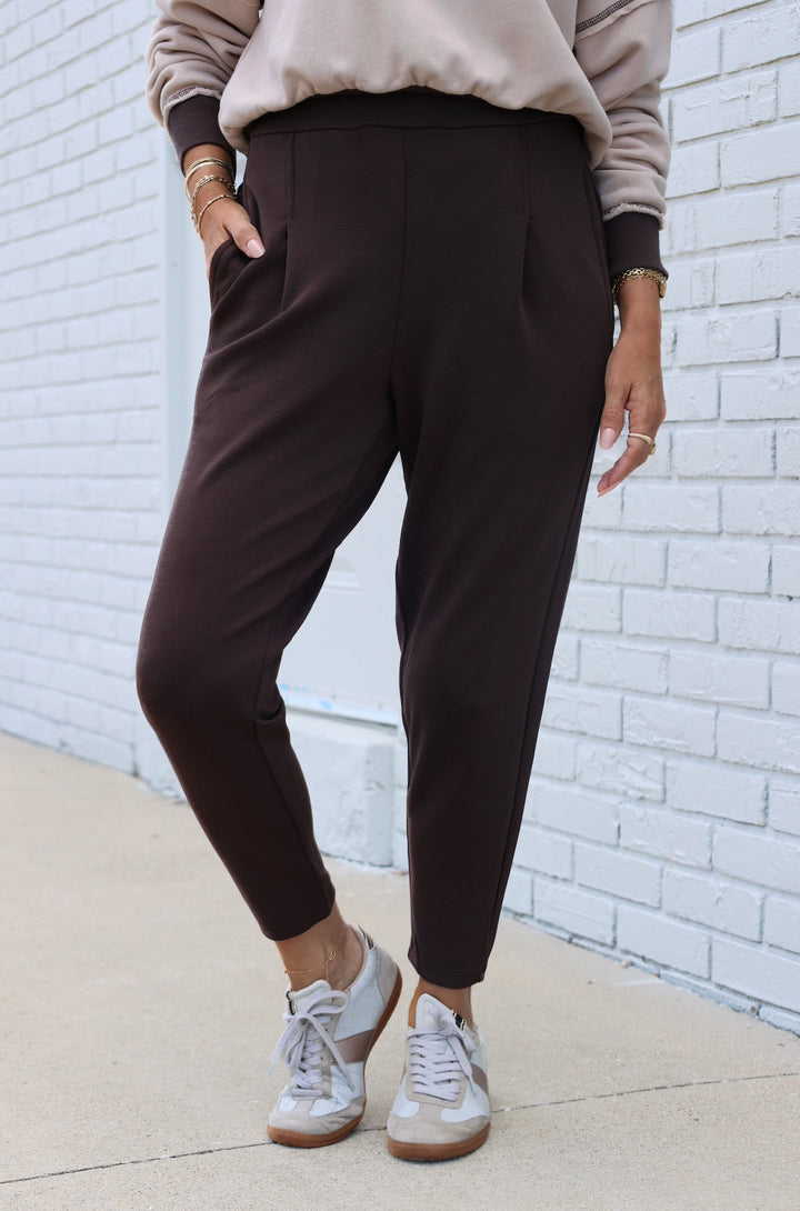 Laguna Scuba Pant- Espresso