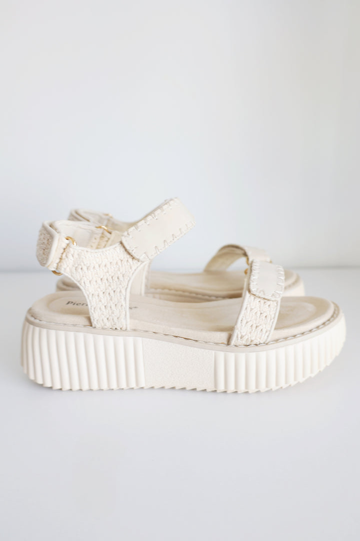 Sweet Cream Sandals