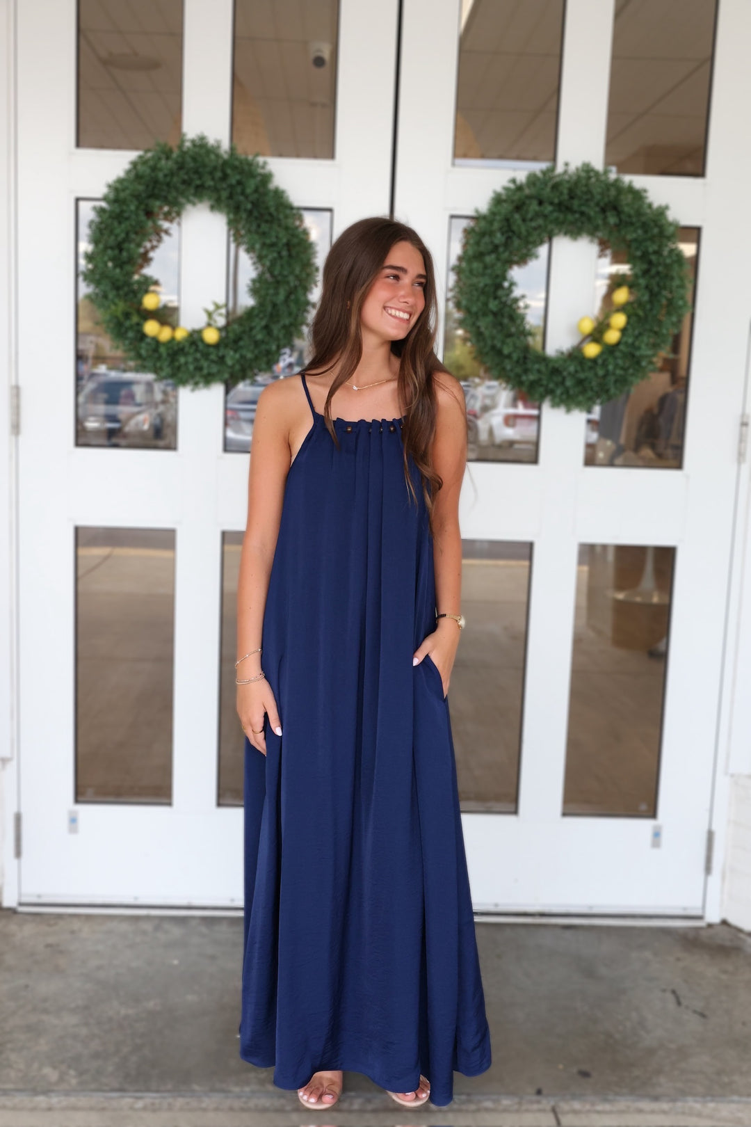 Breezy Beaded Maxi Dress