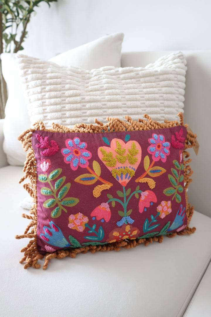 Tufted Boho Pillow