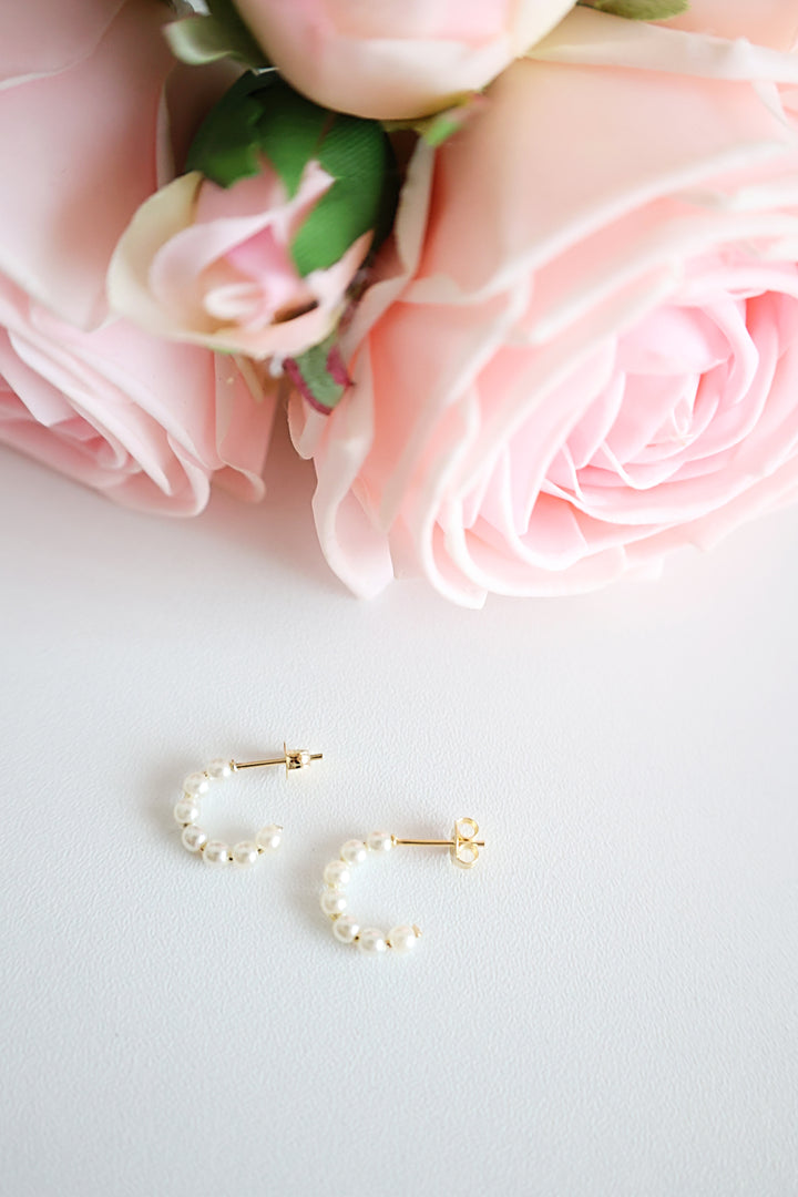 Goldie Pearl Hoops