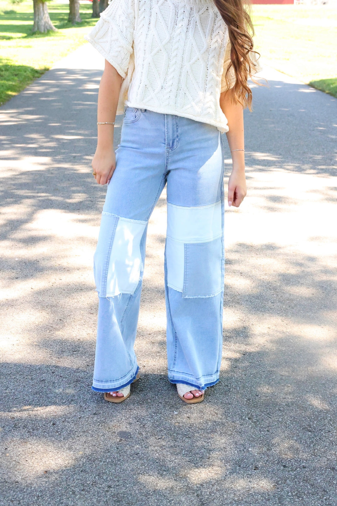 Allyson Patch Jeans