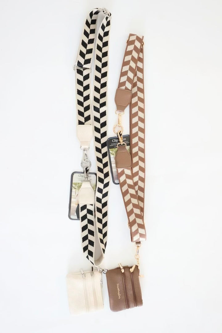 Clip & Go Chevron Strap With Pouch