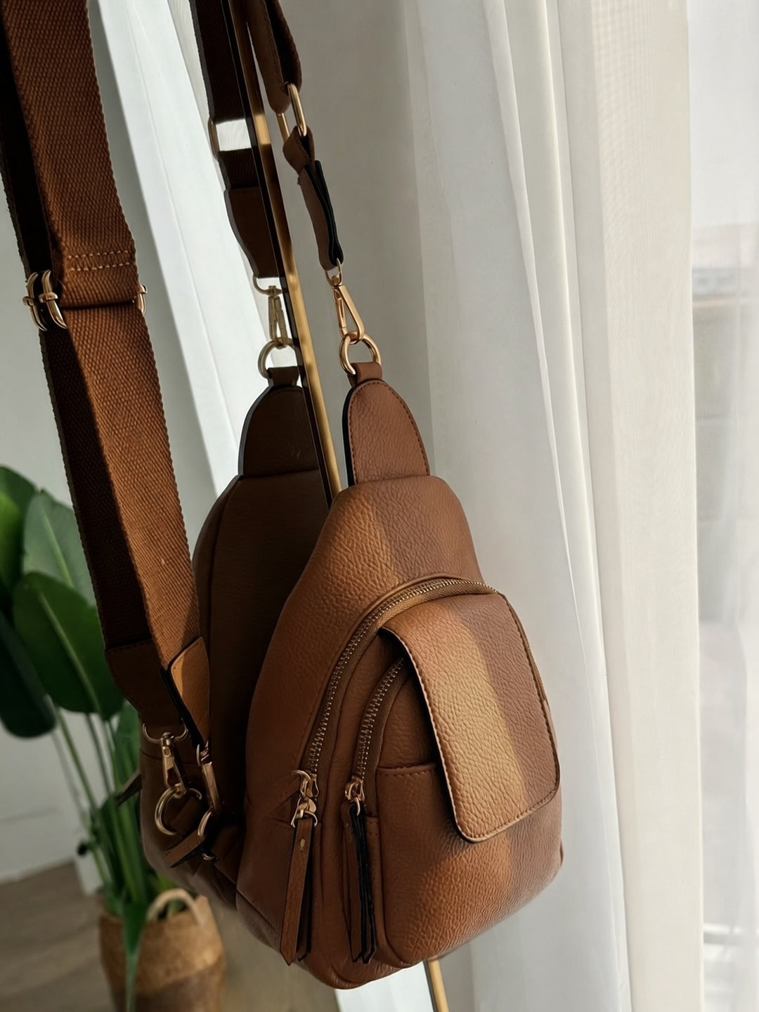 Sophia Sling Bag- Mocha