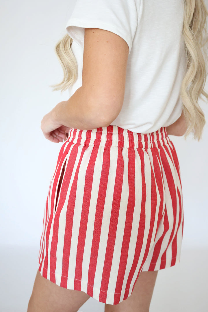 America Striped Shorts