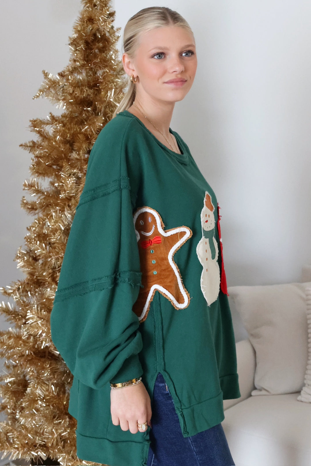 Christmas Patch Sweatshirt