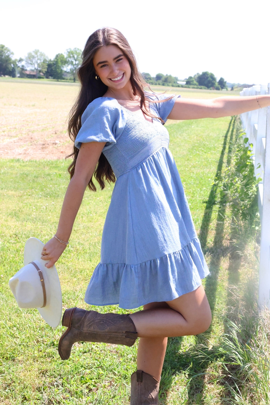 Mara Ruffle Mini Dress