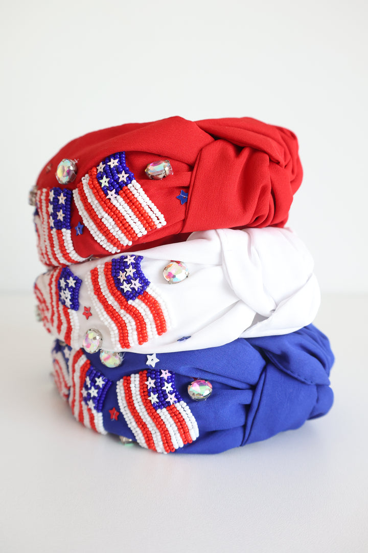 Patriotic Flag Headband (FINAL SALE)