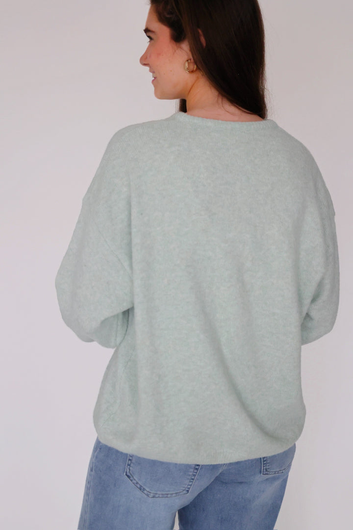 Preboard Cardigan- Mint