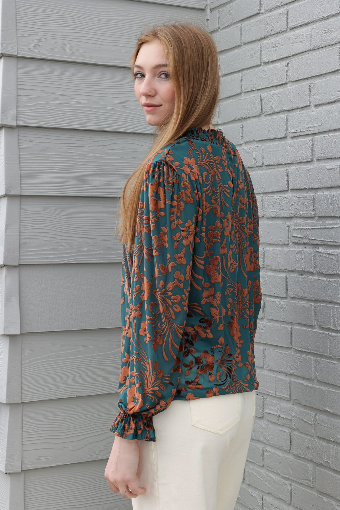 Vera Velvet Blouse