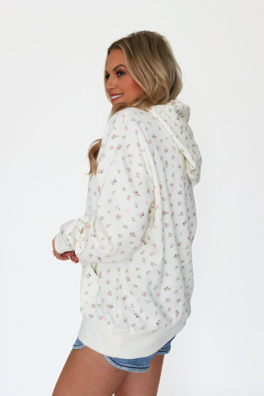 Ditsy Floral Hoodie