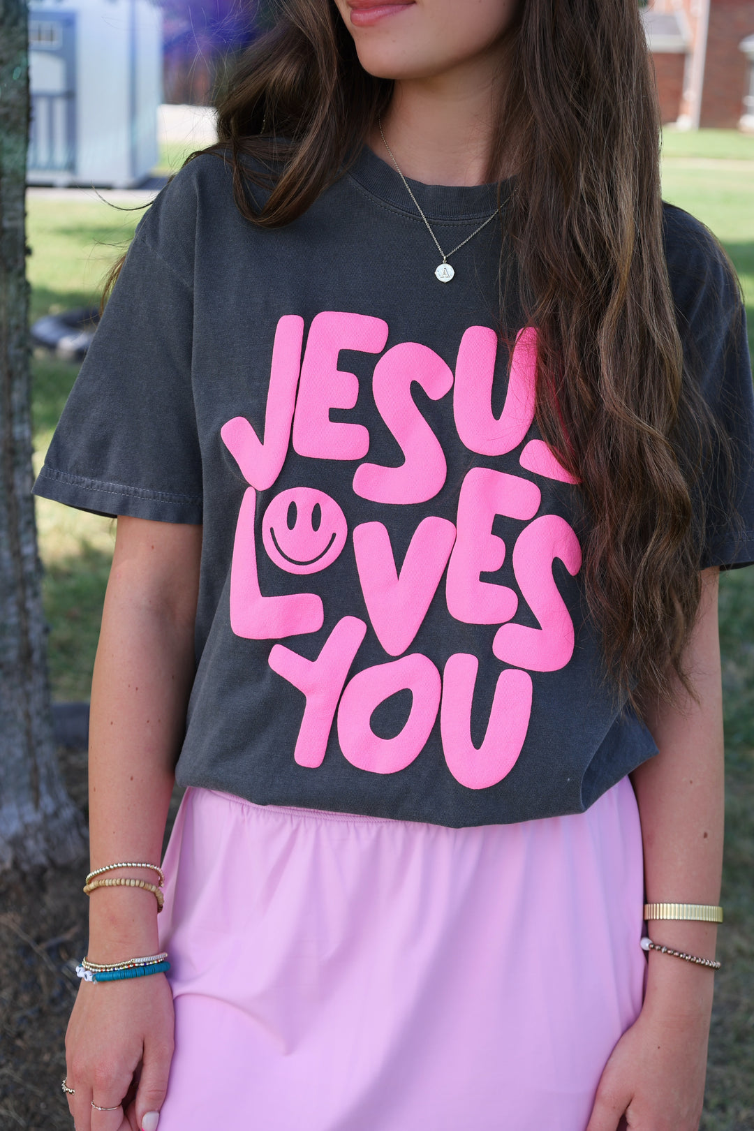 Smile Jesus Loves You Tee