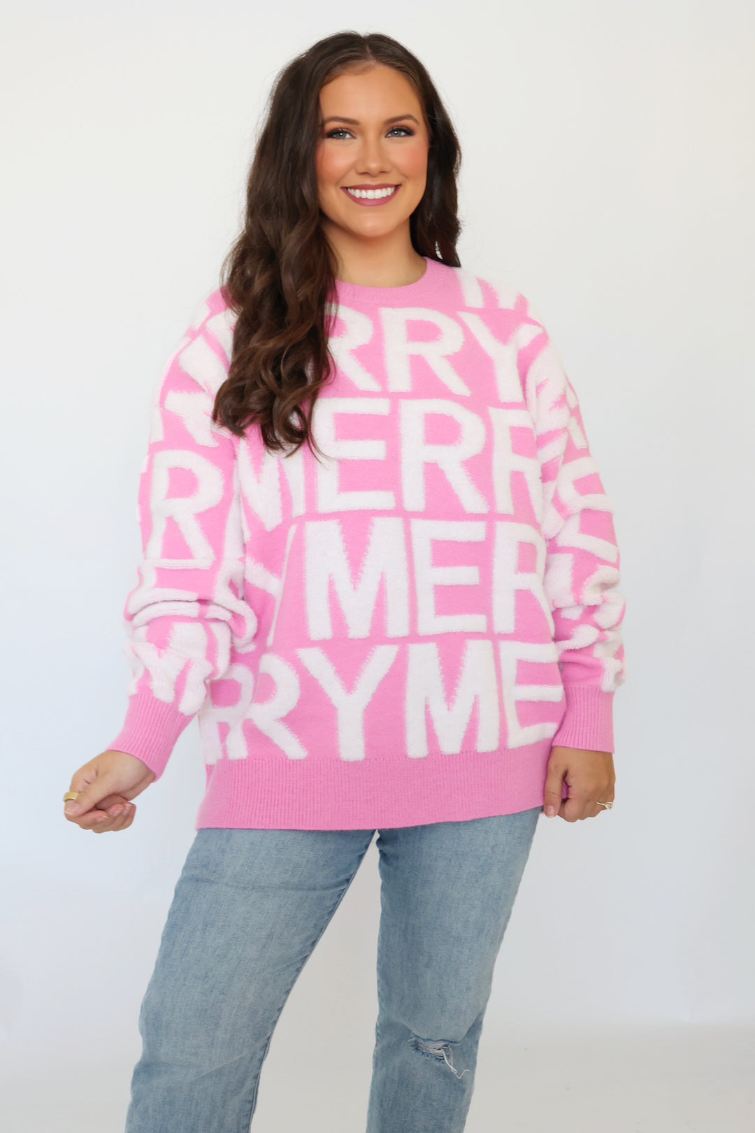 Merry All Over Sweater (FINAL SALE)