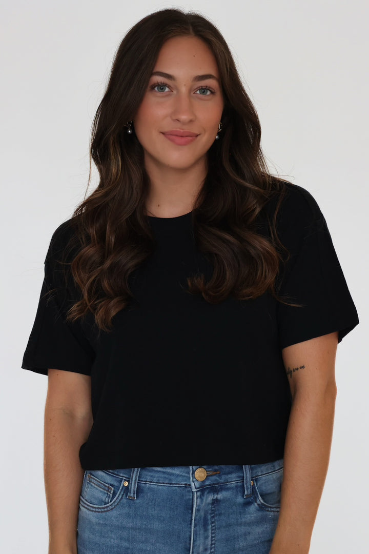 On the Go Tee- True Black
