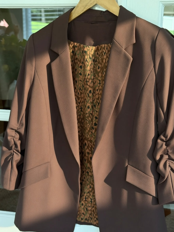 Boardroom Blazer- Espresso