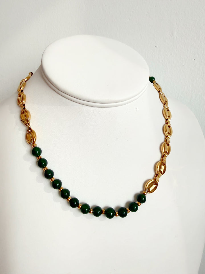 Emerald Coast Necklace- 18k plated