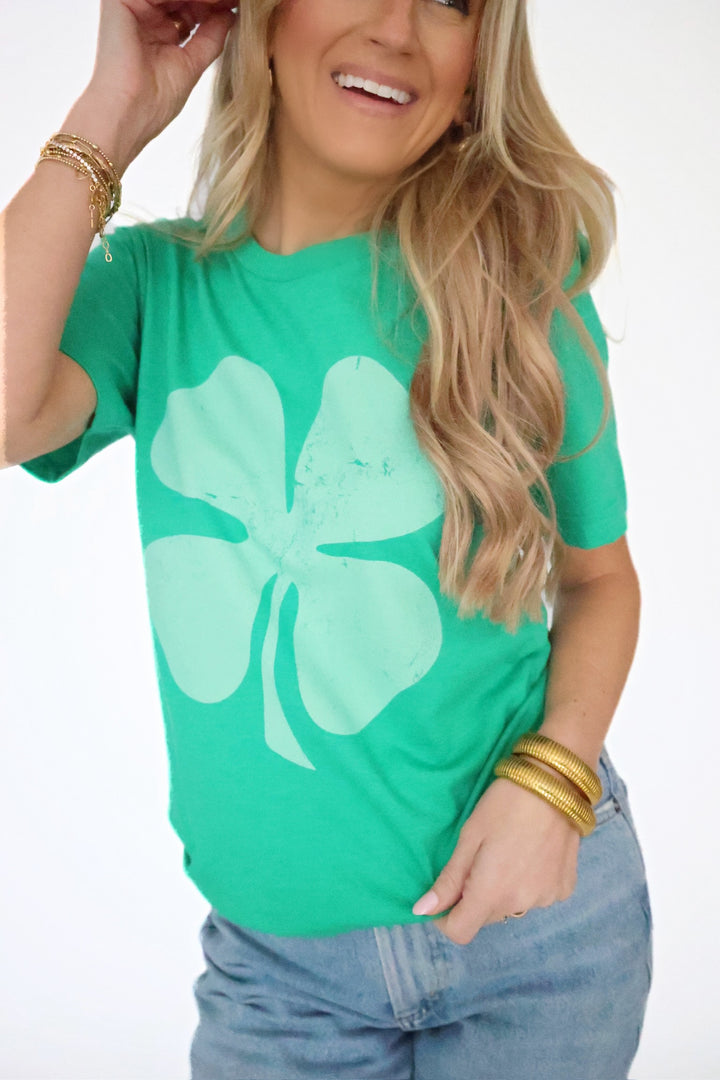 Four Leaf Clover Graphic Tee